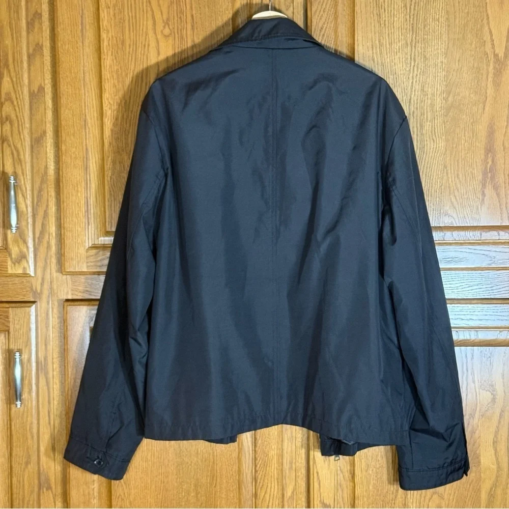 Banana Republic Black Full‎ Zip Lightweight Jacket Men’s Large
